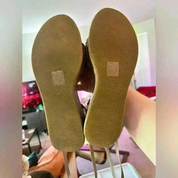 NASTY GAL NUDE WEDGE HEELS SIZE 7 - Picture 4 of 7